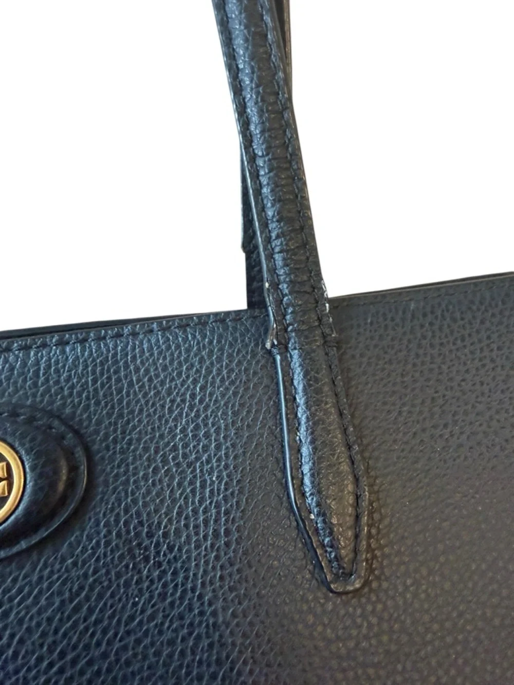 Tory Burch Robinson Pebbled Leather Tote Bag